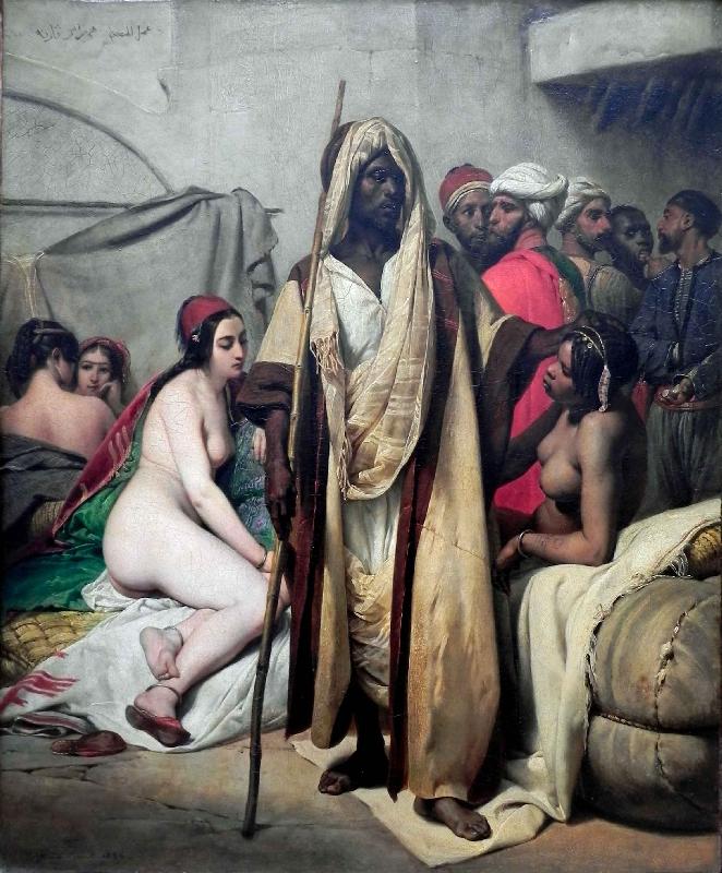 Horace Vernet Slave Market oil painting picture